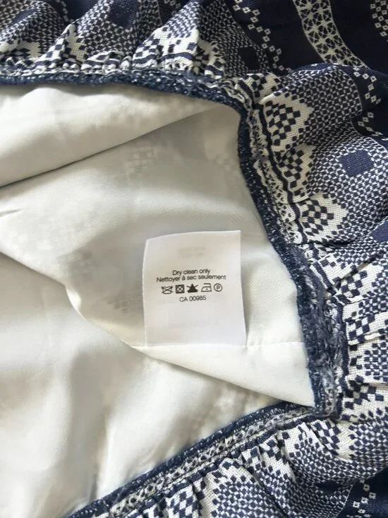 Veronica Beard Silk Agathe Mini Dress Size 0 Prussian Blue Ruffle Boho Bohemian - Picture 10 of 12